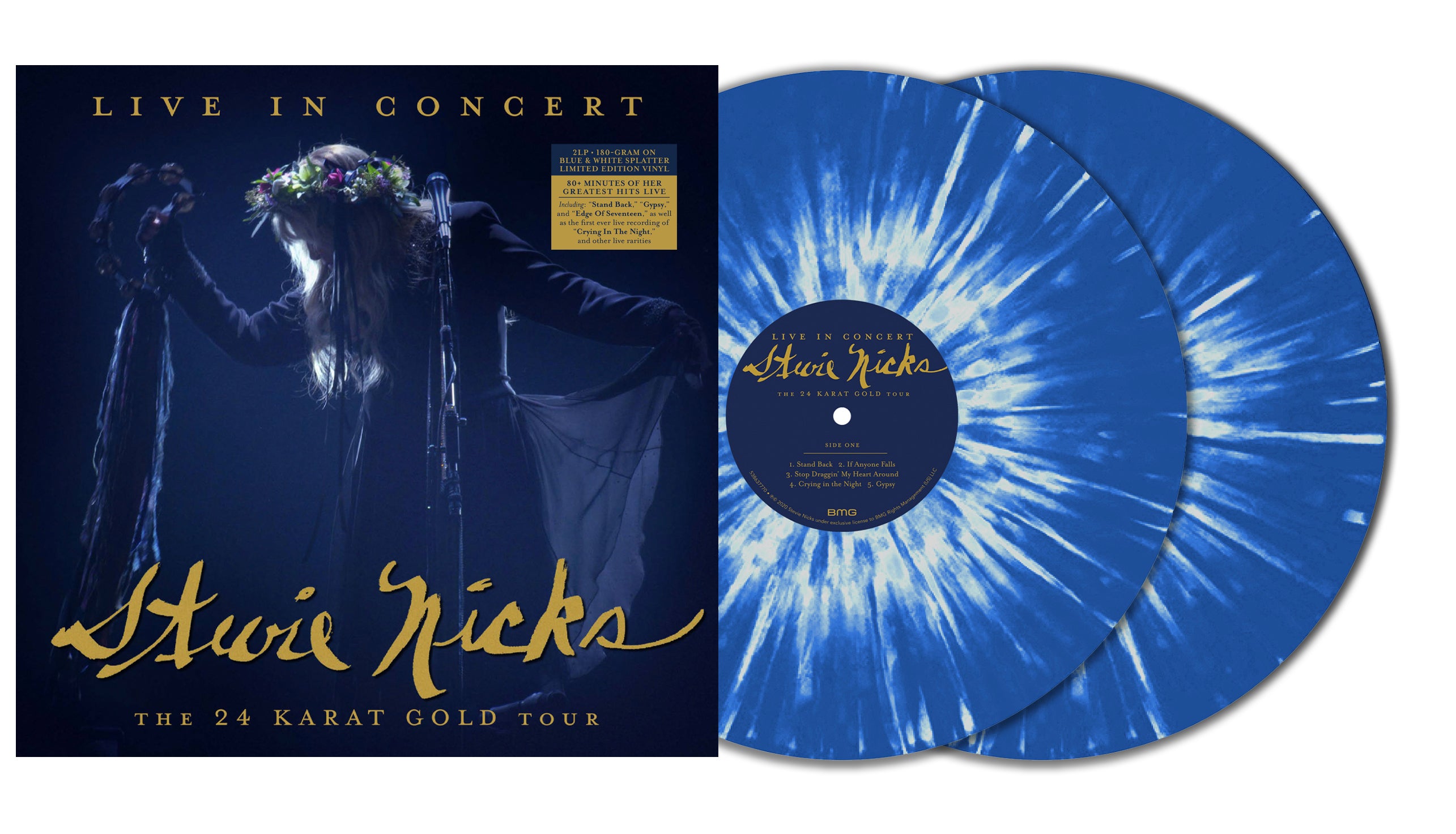 Live in Concert: The 24 Karat Gold Tour (Blue & White Splatter Vinyl)