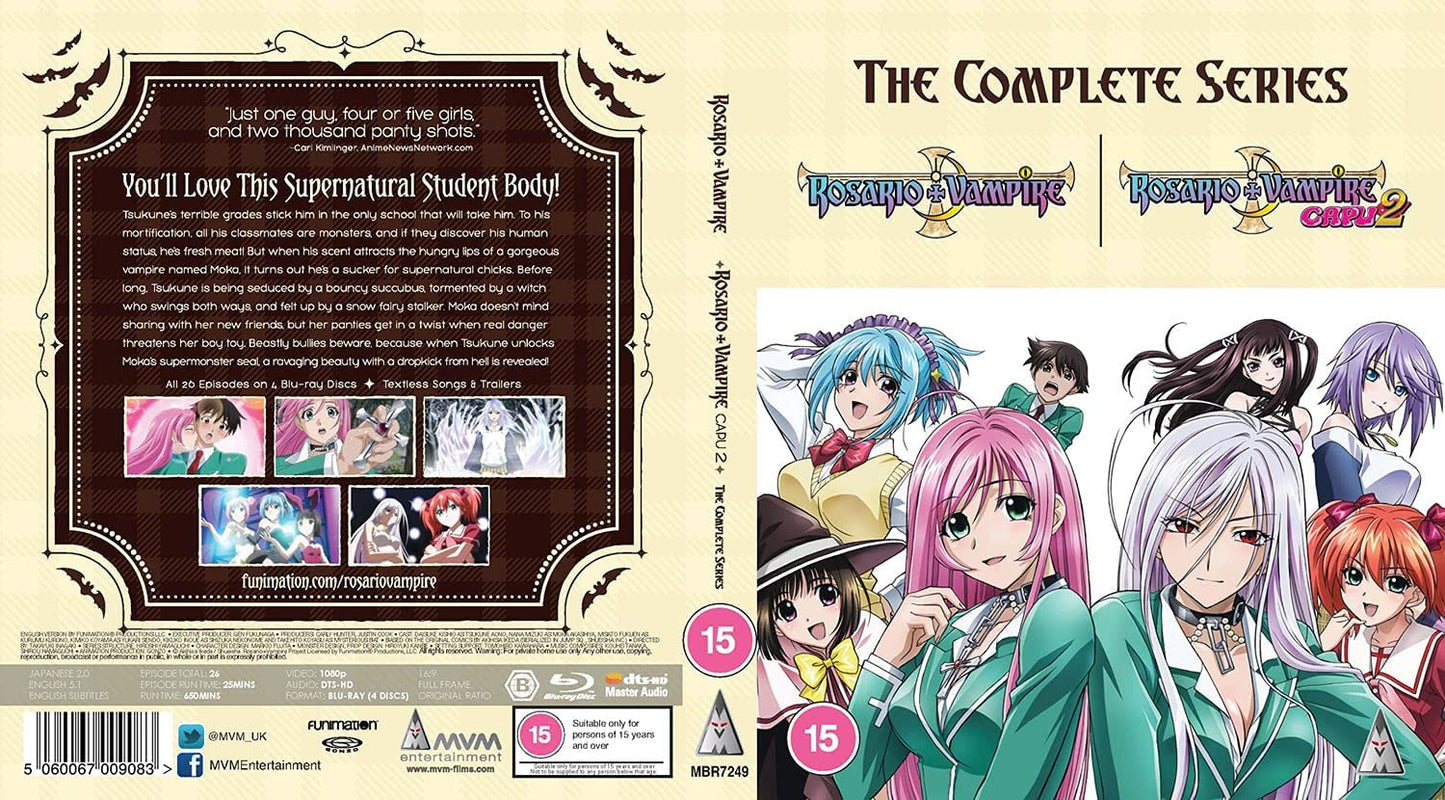 Rosario + Vampire Complete Collection BLU-RAY