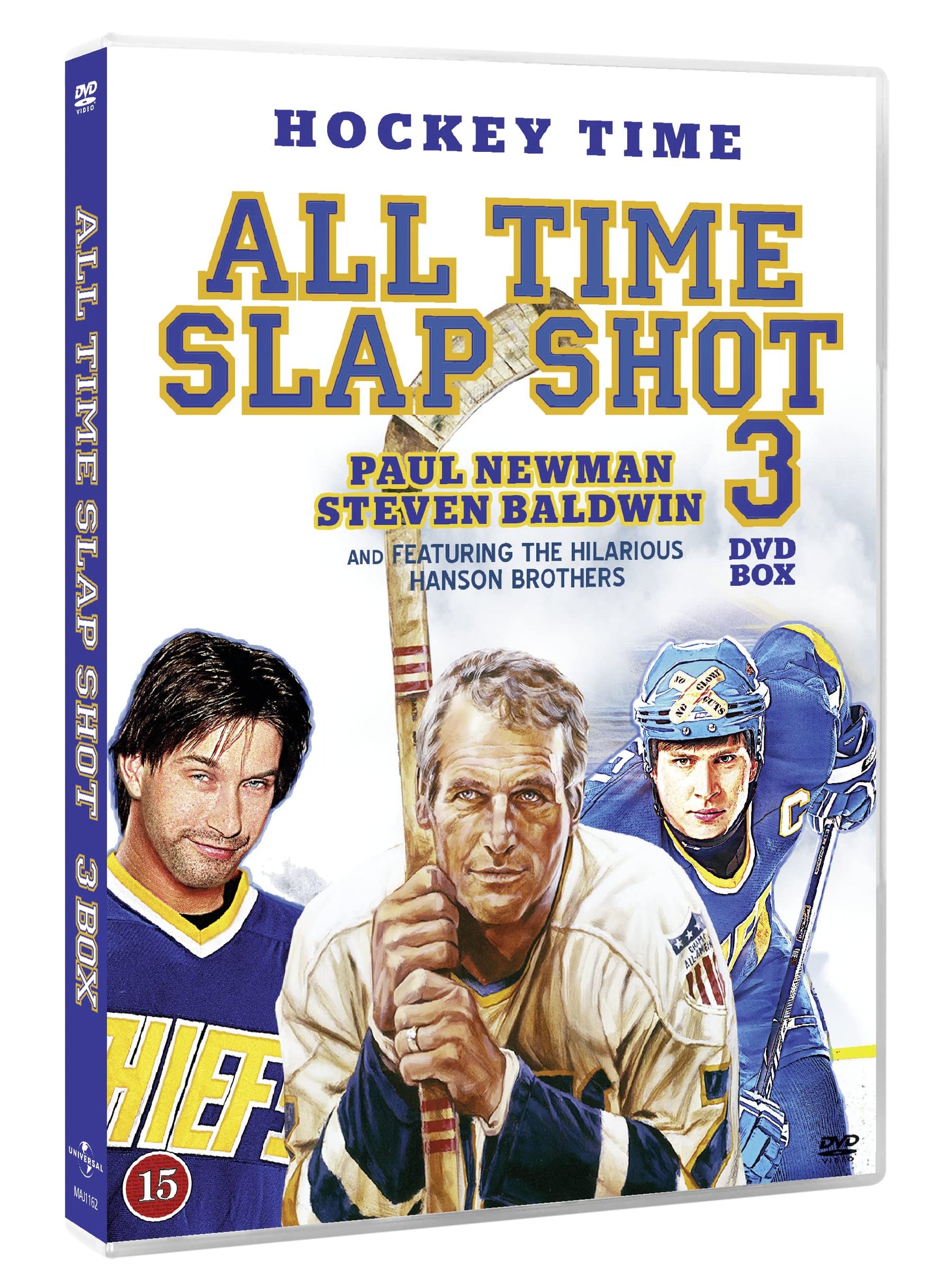 Slap Shot - Hockey Time - All 3 Movies In One Box (Limited Edition)