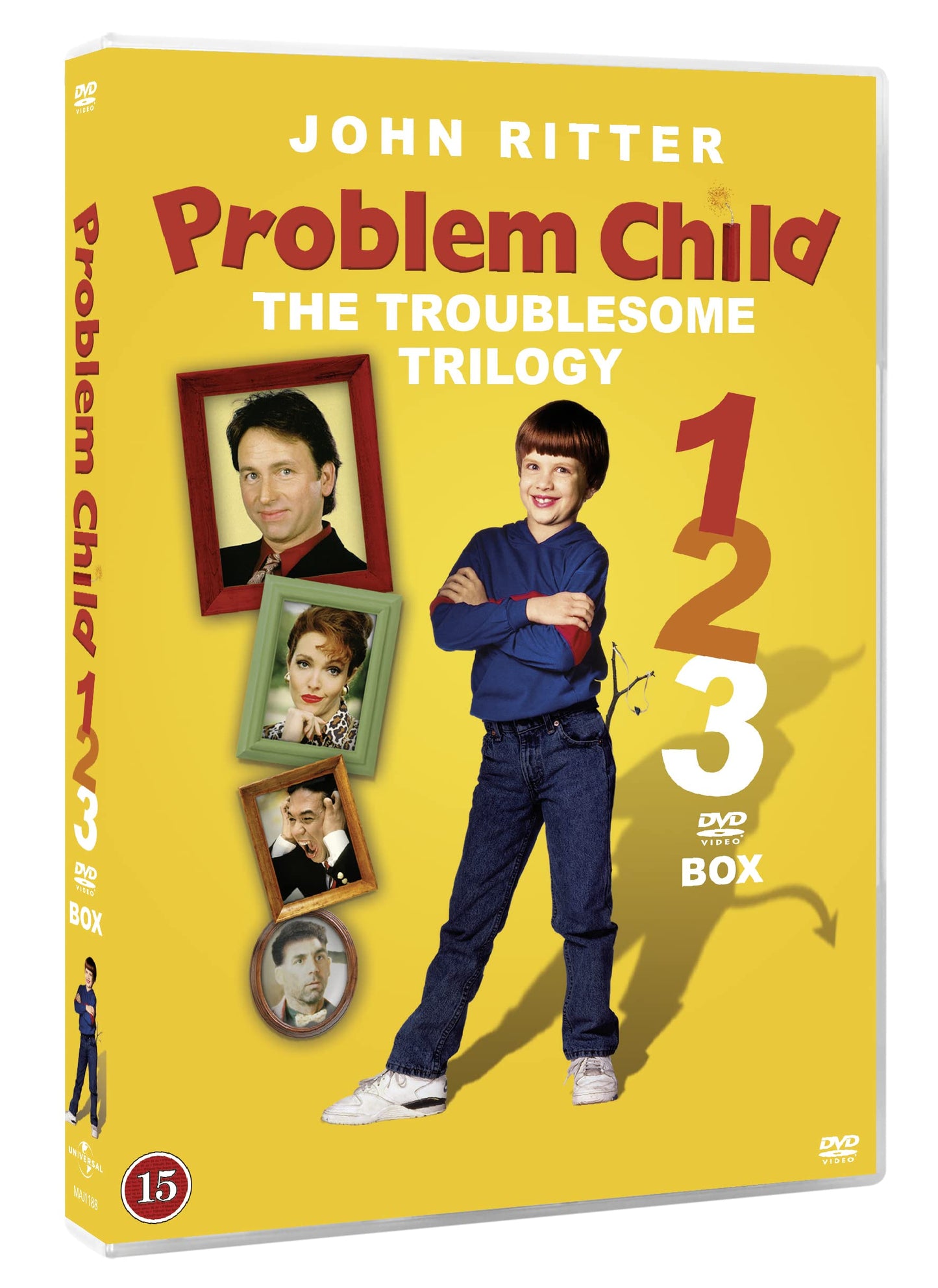 Problem Child 1 To 3 Complete Movie Trilogy Dvd