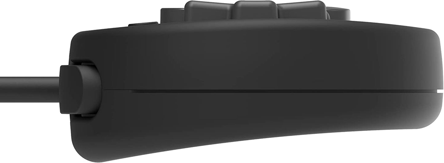 Retro-Bit Legacy16 USB Wired Controller For Steam, PC, Mac, Raspberry Pi, and Switch- Onyx Black (Nintendo Switch//