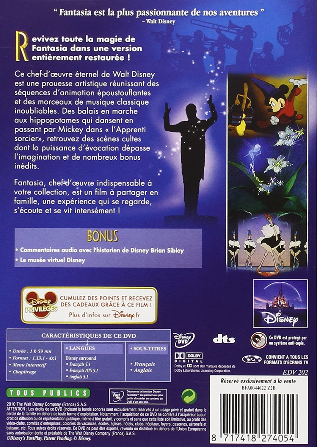 THE WALT DISNEY COMPAGNY Fantasia