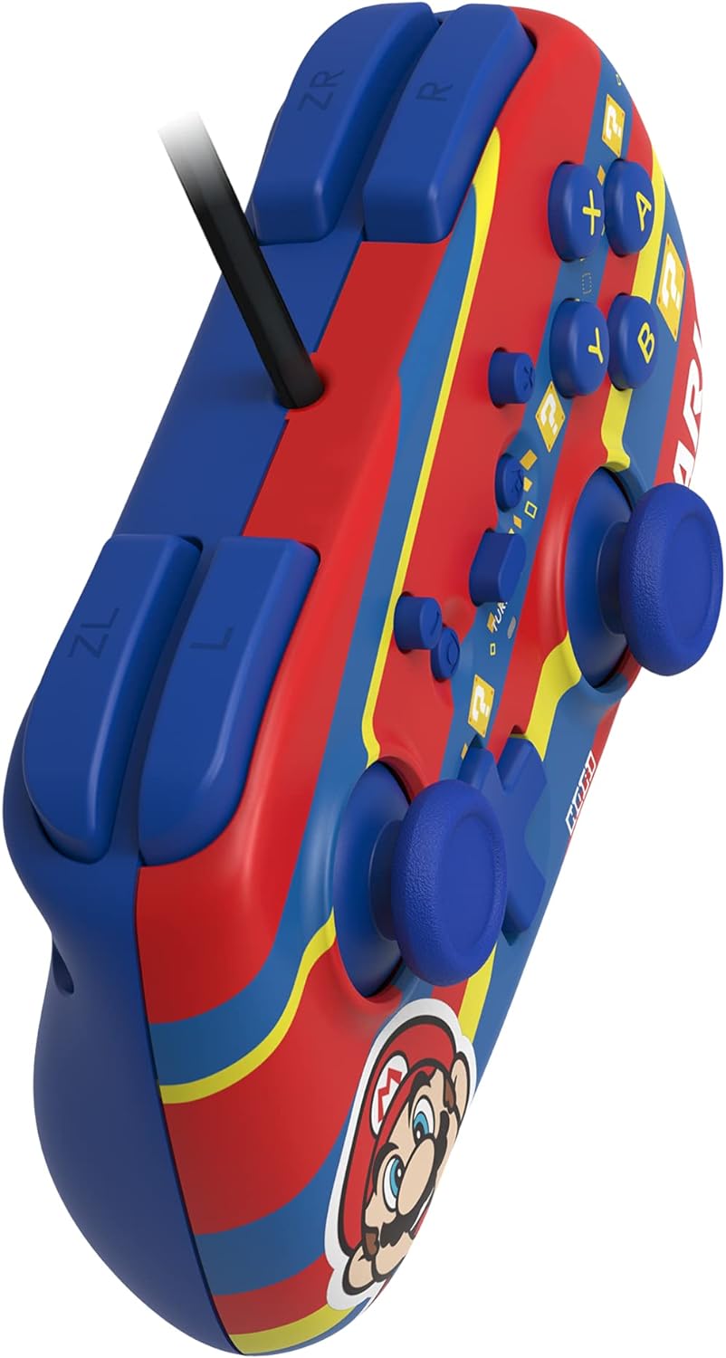 HORI HORIPAD Mini Wired Controller Pad for Kids (Mario) - Nintendo Switch (Nintendo Switch
