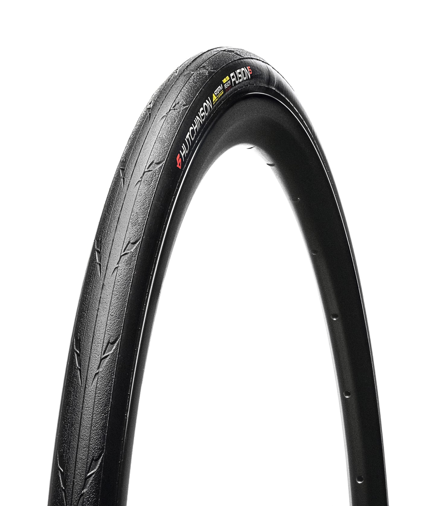 Hutchinson Fusion 5 Performance Tyre (Black, 700 x 25, TR, HS, 11S)