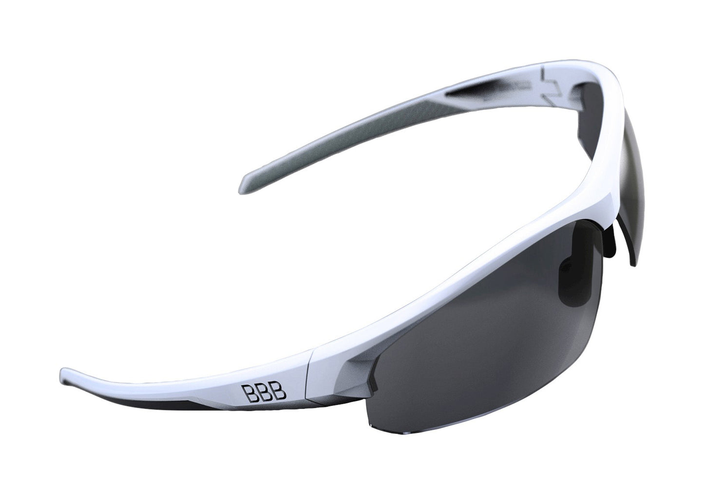 BBB Cycling Sports Glasses with 3 Interchangeable Lenses Lightweight Sunglasses UV Protection Half Frame for Bike Riding Mens Womens Impress BSG-58