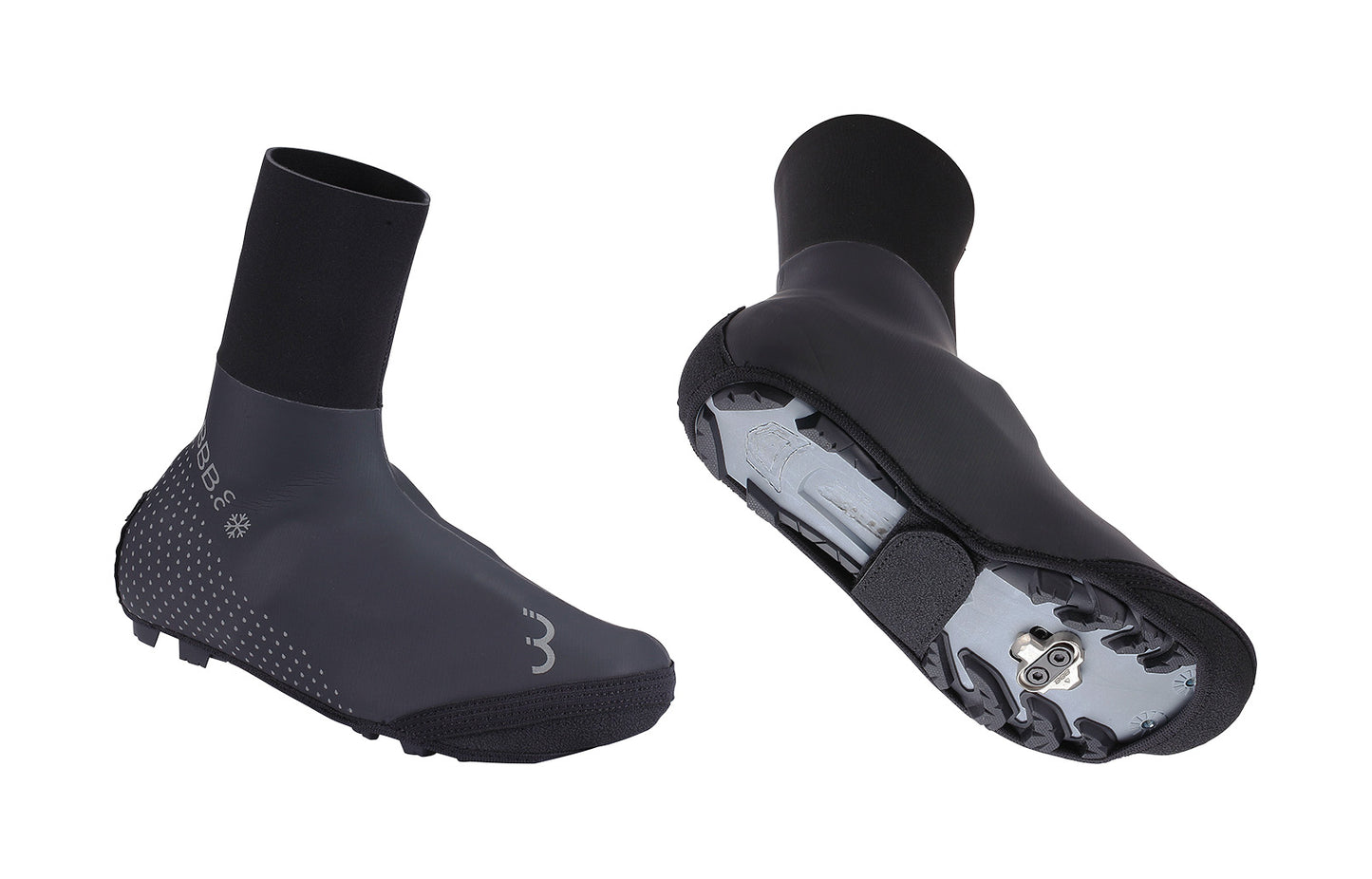 BBB Cycling Waterproof Overshoes Cycling Thermal Windproof Winter Shoe Covers Reflective Neoskin -10-5 Degrees UltraWear Zipperless BWS-25