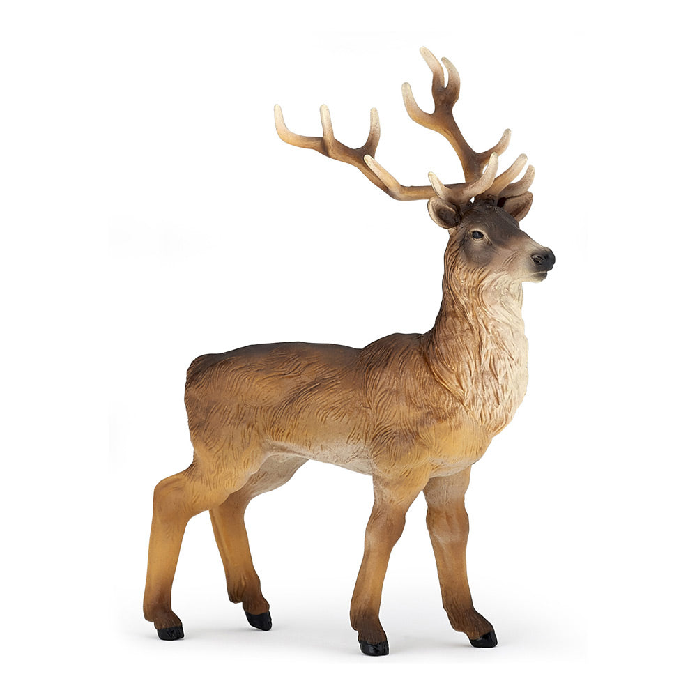 PAPO Wild Animal Kingdom Stag Toy Figure, Tan/Brown (53008)