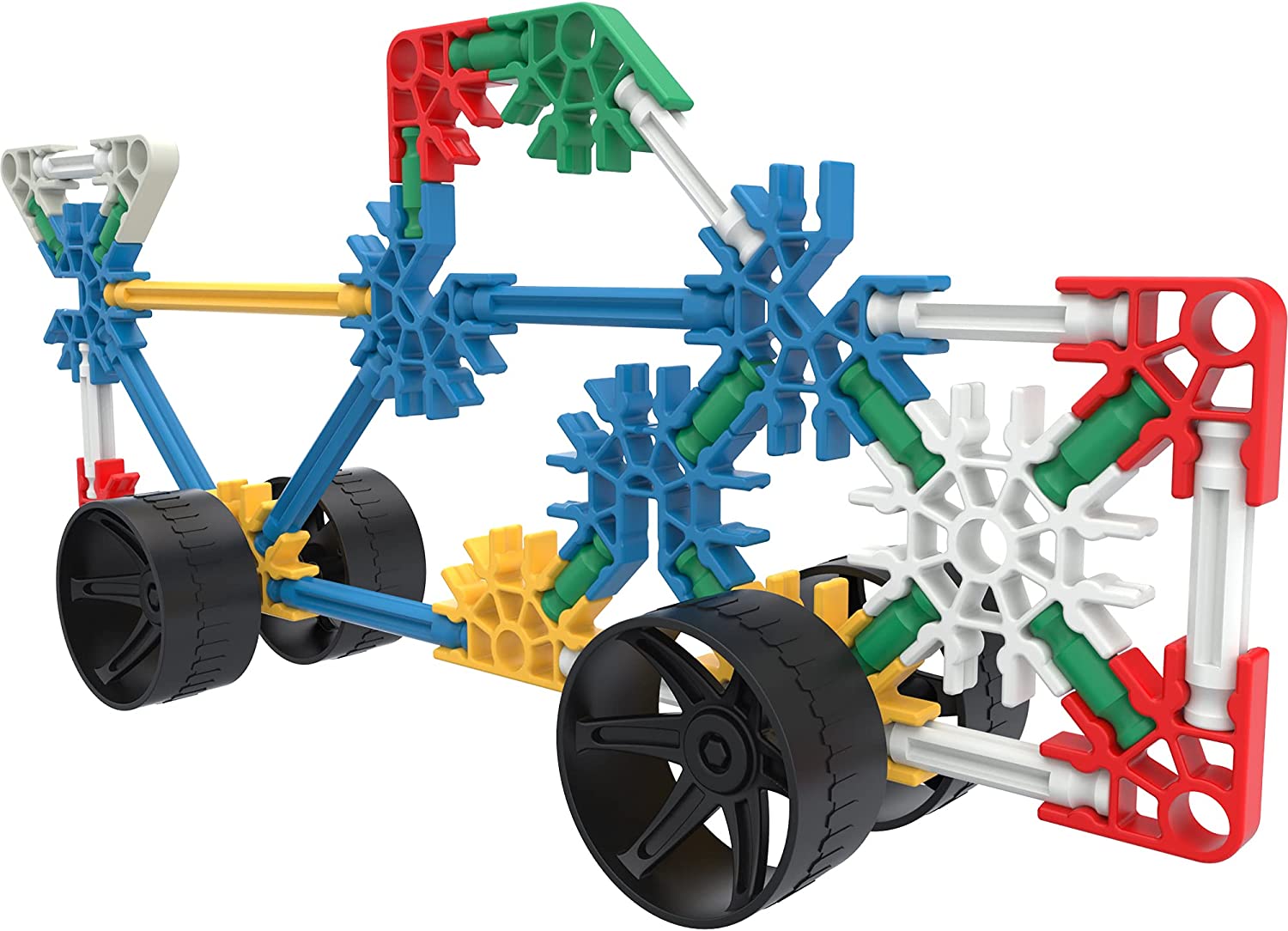 K'NEX 80206 Beginner Building Set, Build 10 3D Models, Educational Toys, 125 Piece Stem Learning Kit, Engineering for Kids, Colourful Construction Toy for Children Aged 7 +