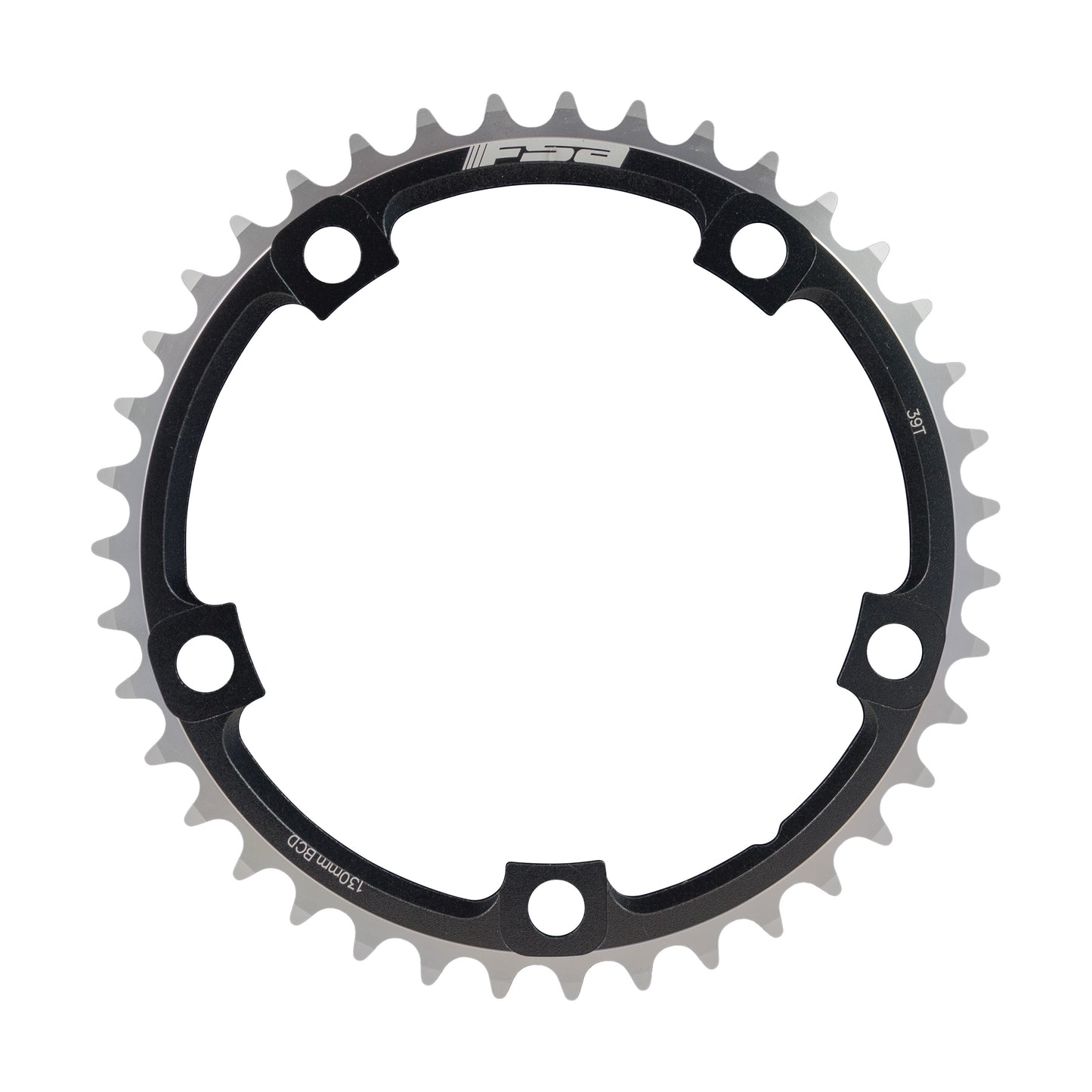 FSA Unisex's Super Road N10/11 130BCD Chainring-Black, 130 x 39t