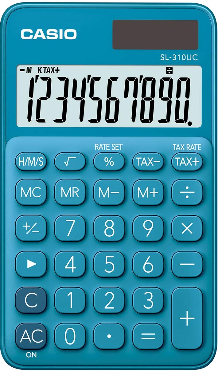 Casio Desk Calculator SL-310UC, Blue