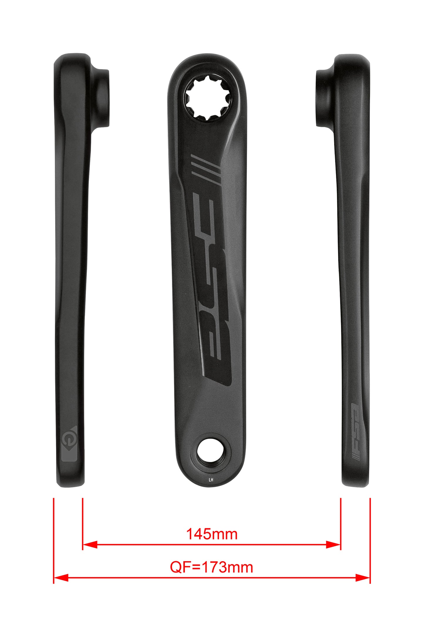 Pedivelle E-Bike Fazua CK-746-1/IS 172 mm