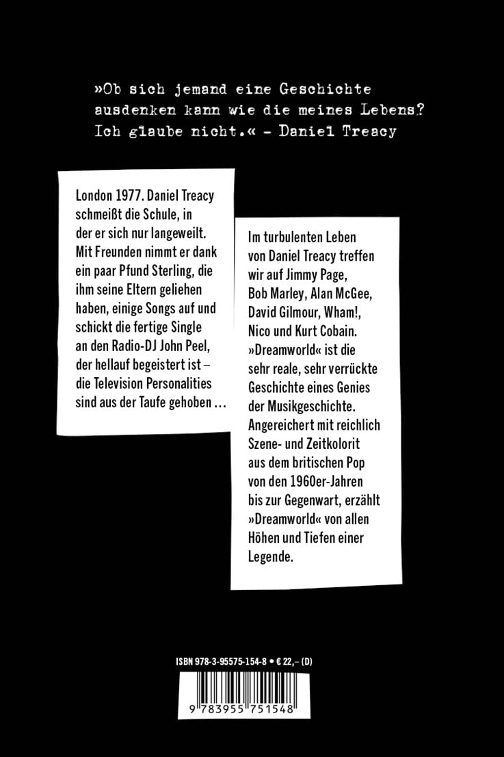 Dreamworld: Oder: vom fabelhaften Lebendes Dan Treacy und seiner Band Television Personalities