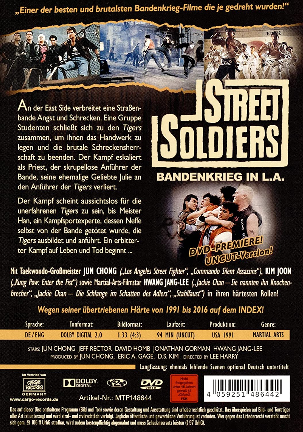 Street Soldiers - Bandenkrieg in L.A. - remasterte Neuauflage - Uncut