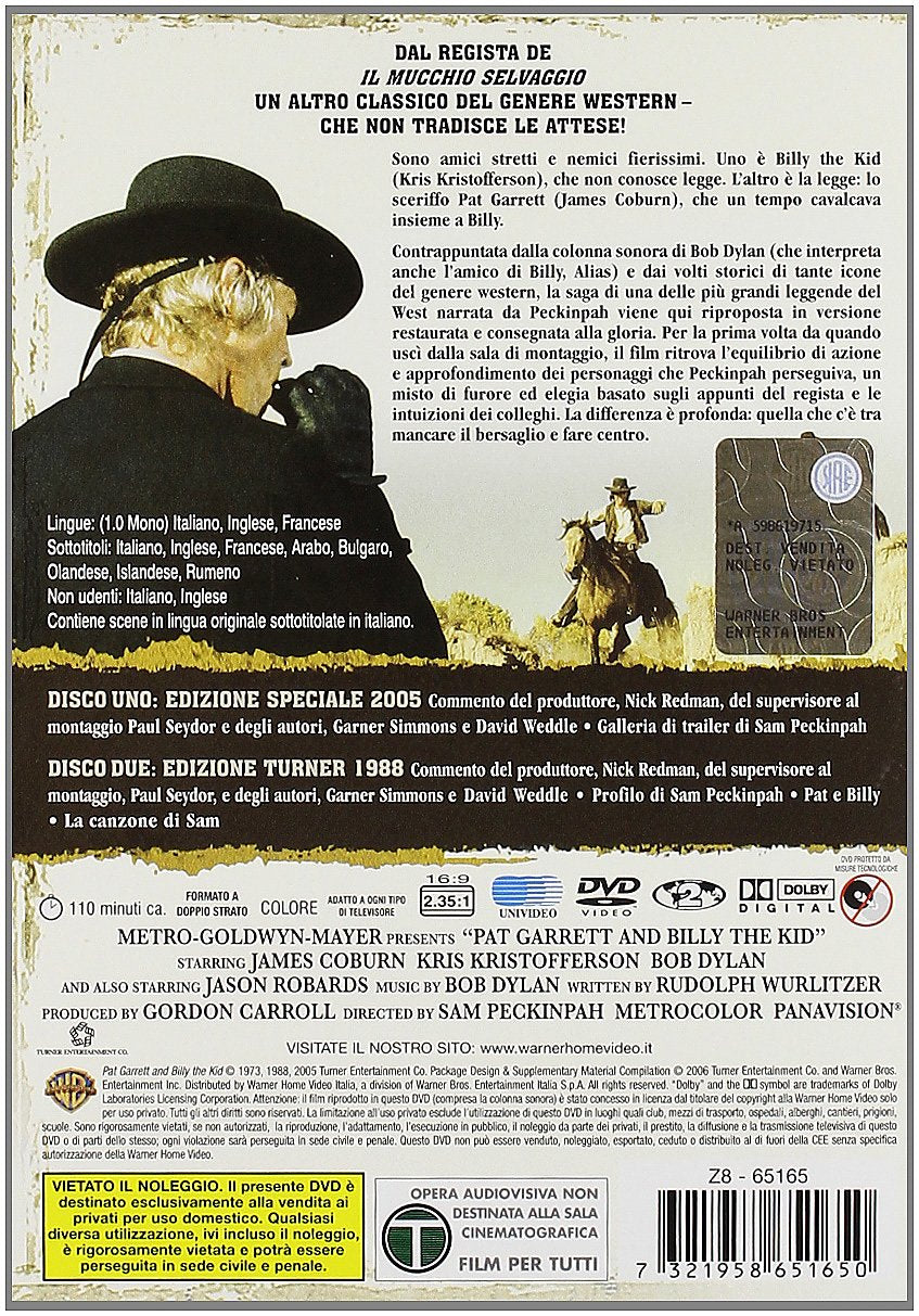 Pat Garrett E Billy The Kid (Special Edition) (2 Dvd