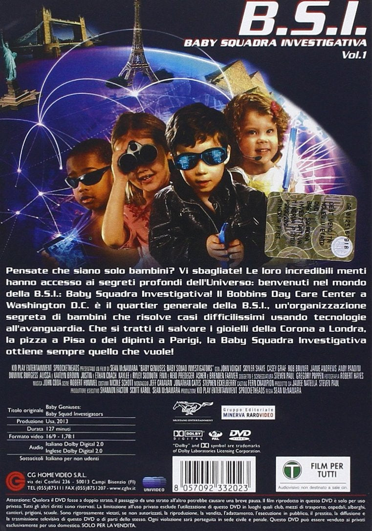 b.s.i. - baby squadra investigativa vol.1 dvd Italian Import