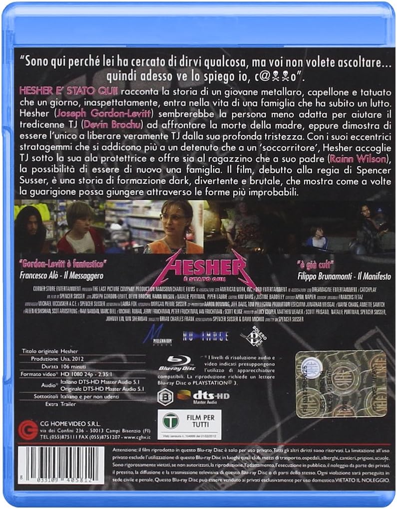 Movie Hesher E` Stato Qui