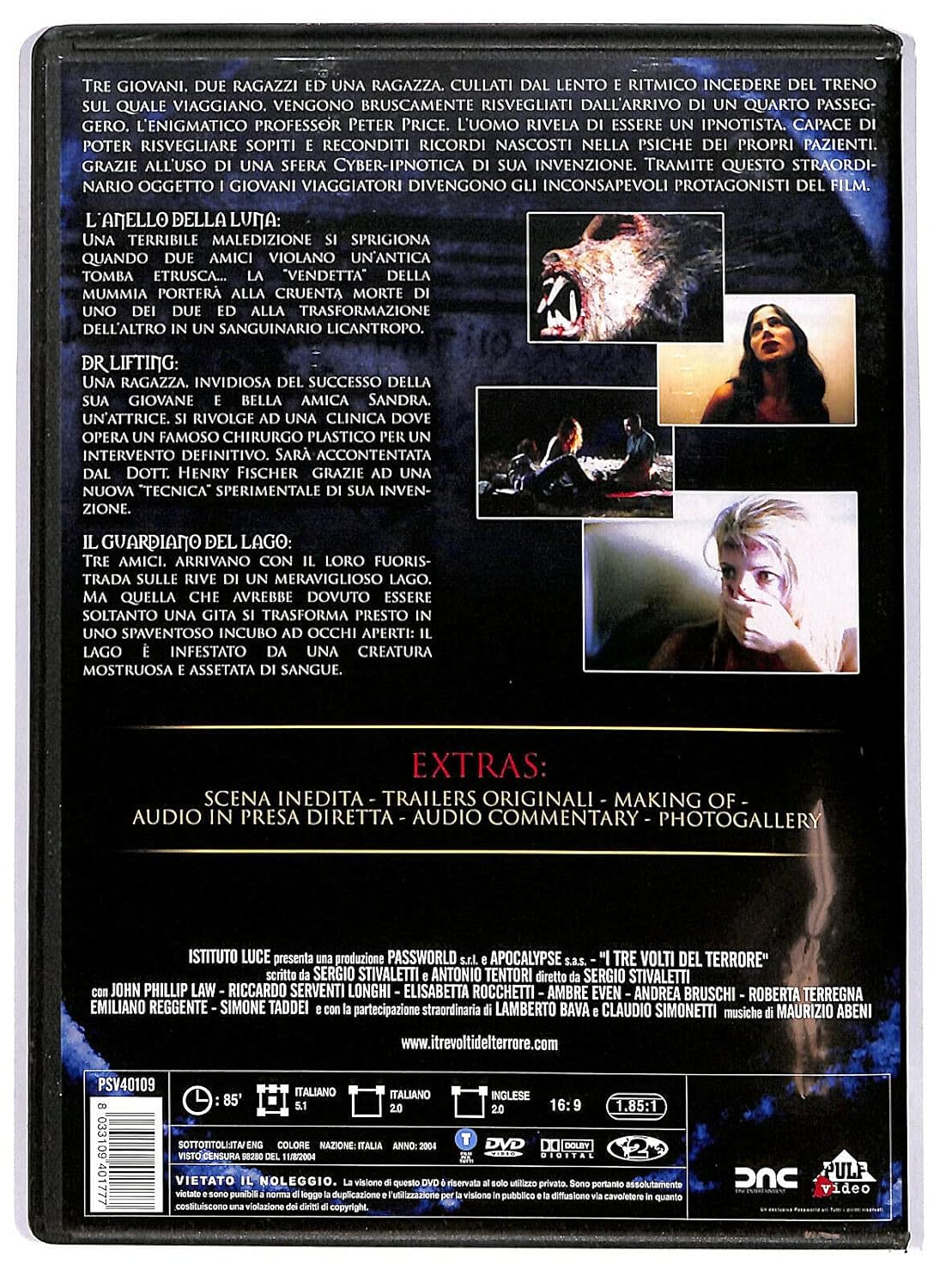 The Three Faces of Terror ( I tre volti del terrore ) ( The 3 Faces of Terror )