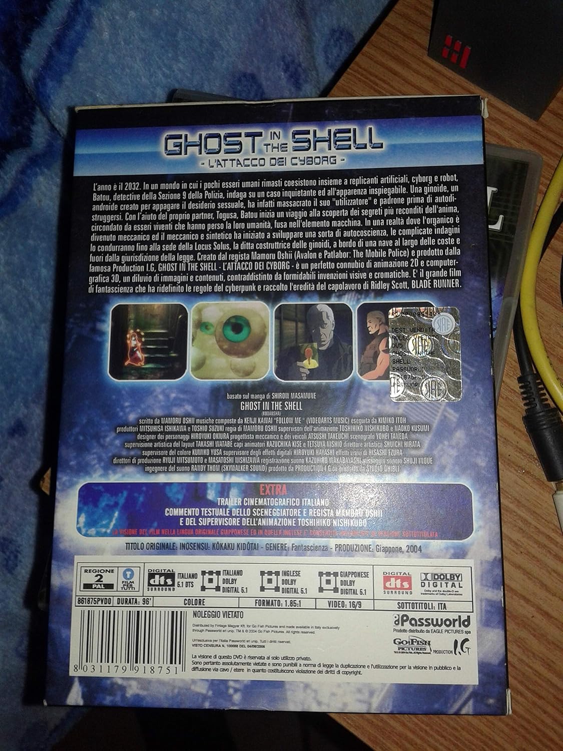 Ghost In The Shell 2 - L`Attacco Dei Cyborg - (Italian Import)