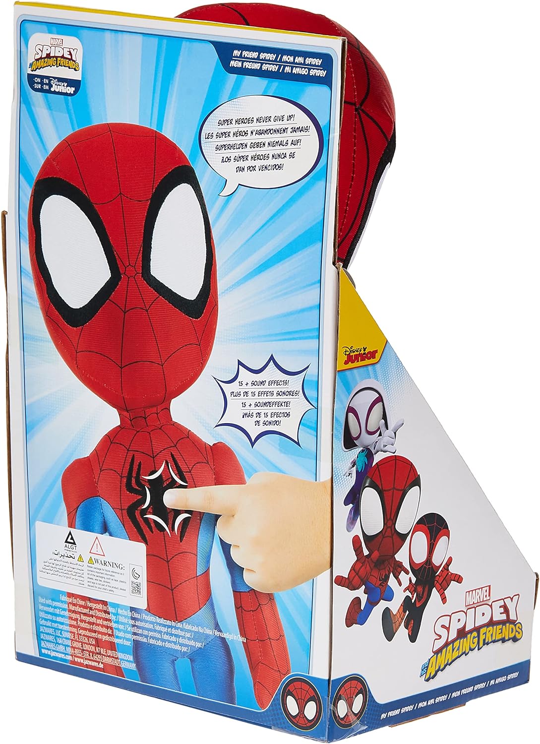 Toy Partner - Spidey Plush with Sounds (Spiderman), Multicolor (SNF0006