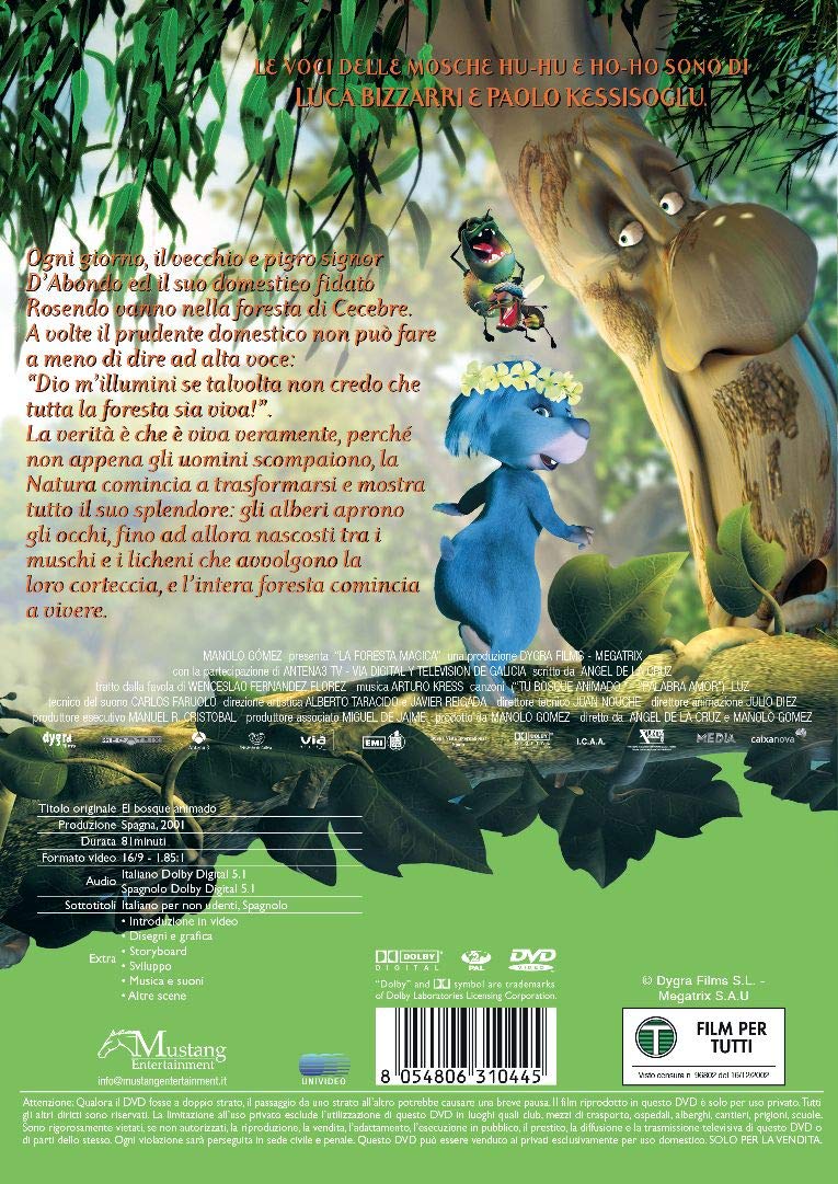 CARTONI ANIMATI - LA FORESTA MAGICA (1 DVD