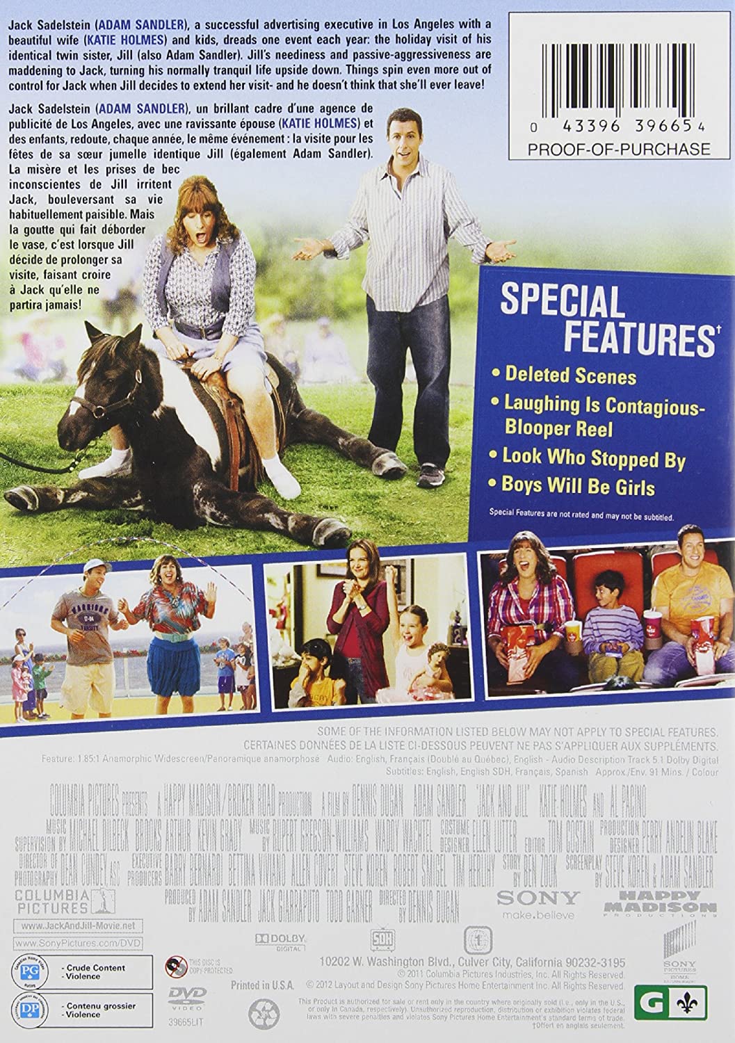 Jack and Jill Bilingual (2012) Eugenio Derbez; Rohan Chand; Allen Covert