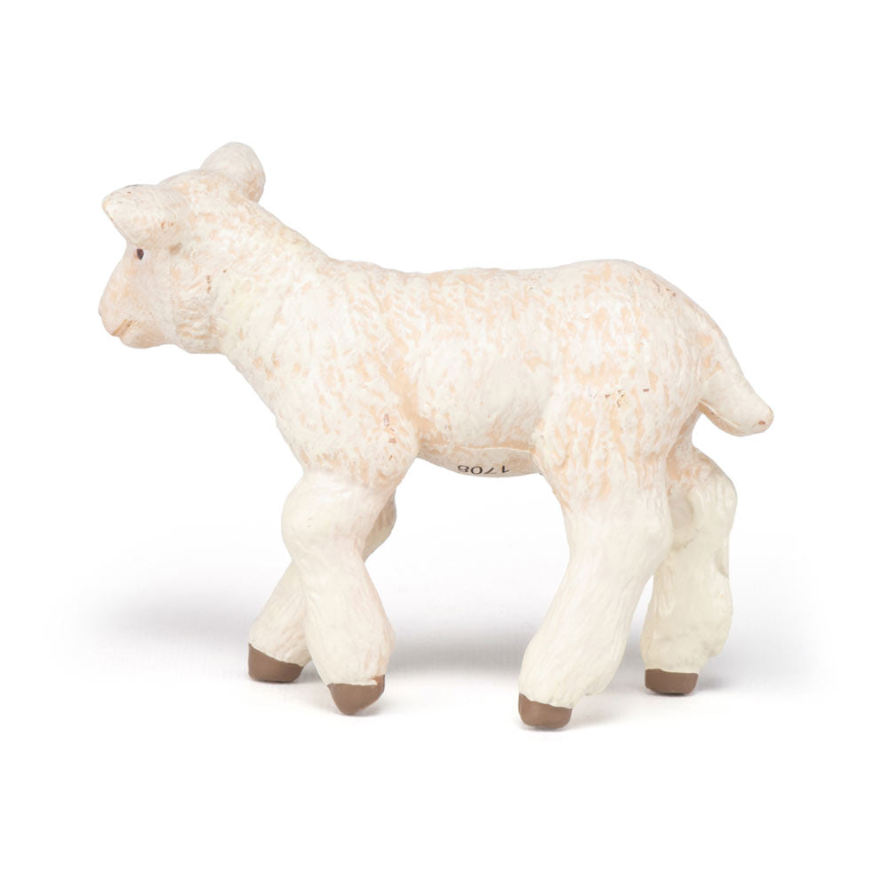 PAPO Farmyard Friends Merinos Lamb Toy Figure, White (51047)