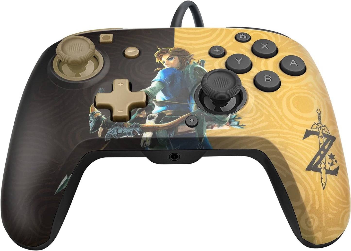 PDP Nintendo Switch Faceoff Deluxe+ Controller Audio Cablato Zelda - Nintendo Switch