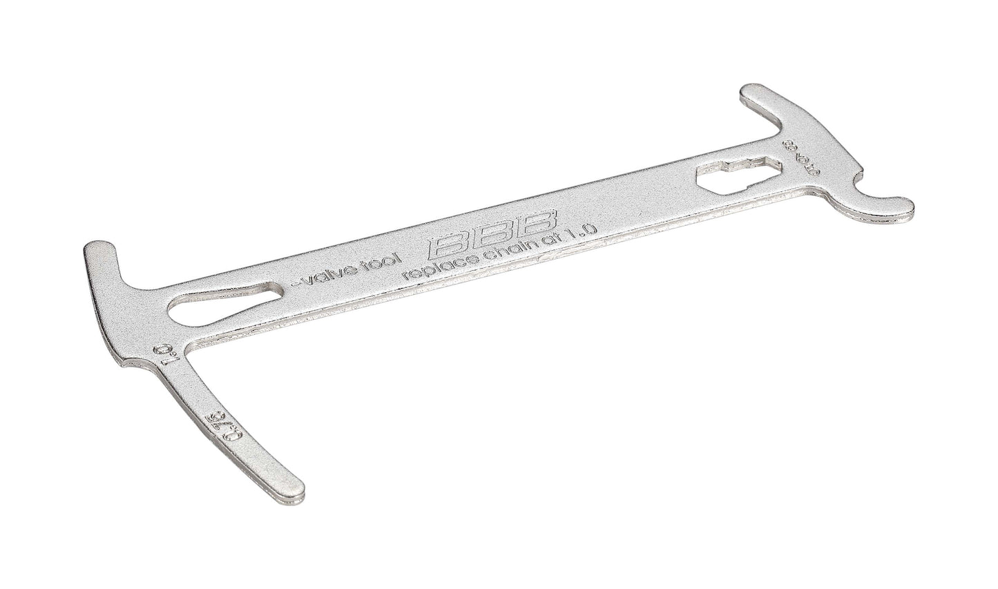 BBB Cycling Chain Checker Tool I Chain Wear Indicator Tool I Bike Chain Tool I Measurement Repair Kit I ChainChecker BTL-125