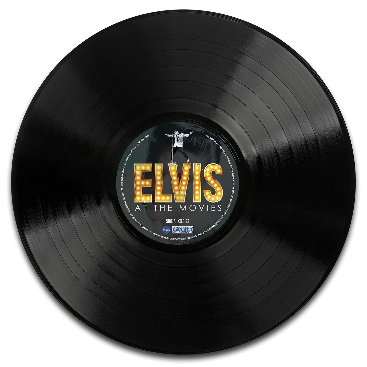 Elvis - At The Movies 12” Record, Label: MUSICBANK