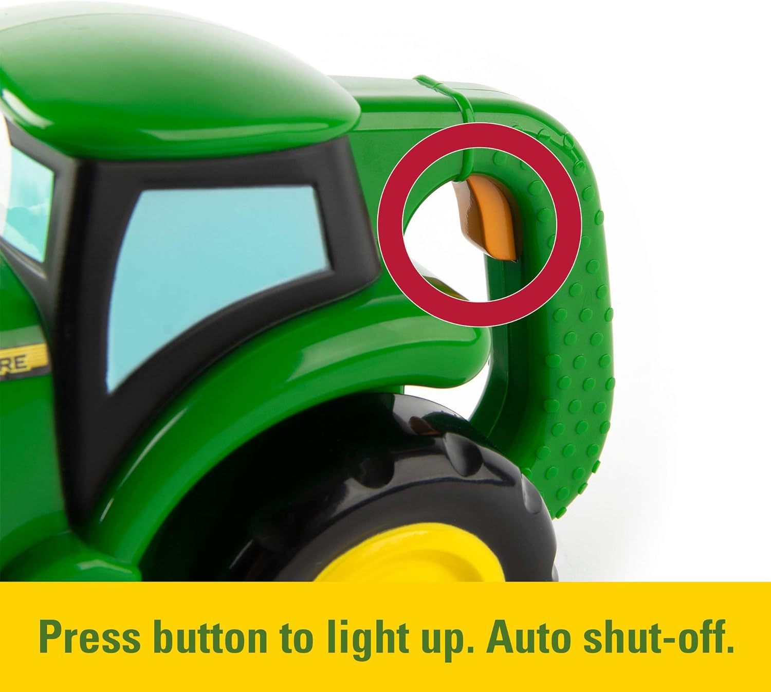 TOMY Games 736 47216 John Deere Johnny Tractor Flashlight, Green Johhny Tractor Flashlight