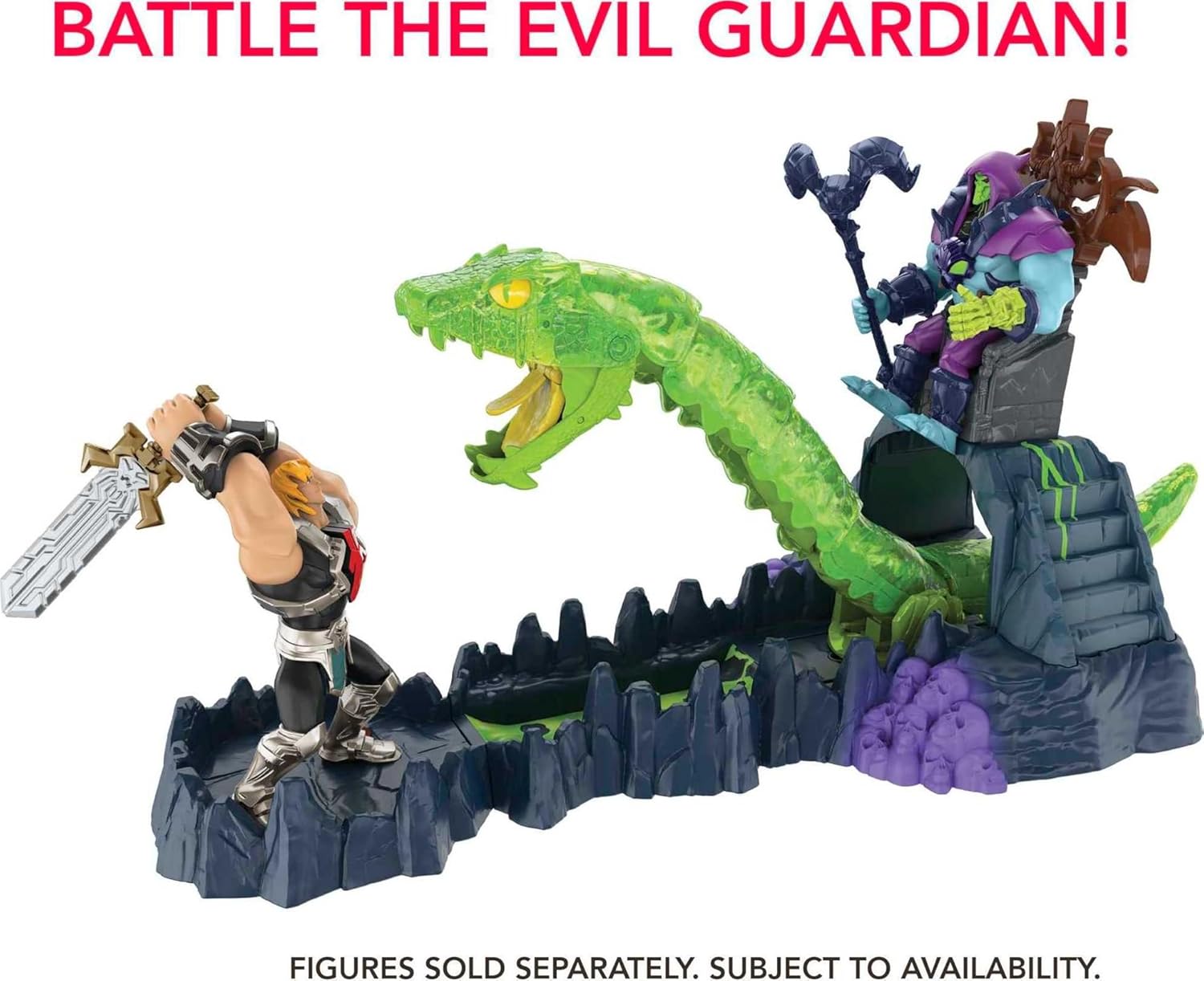 Masters of the Universe Mattel He-Man and the Playset 2022 Chaos Snake Attack 58 cm