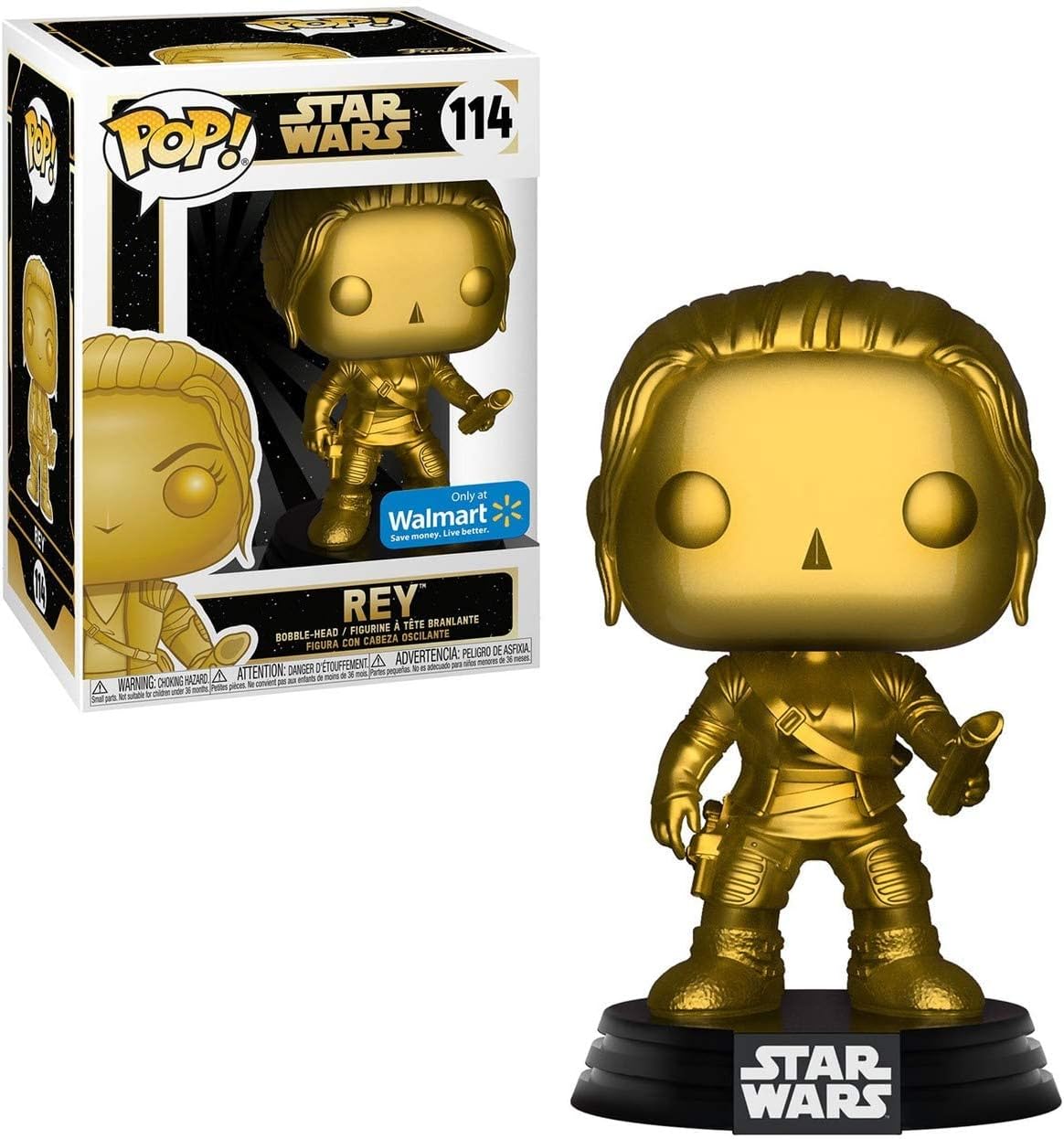 Funko Pop! Star Wars: The Rise of Skywalker - Rey Bobble-Head (Matt Gold