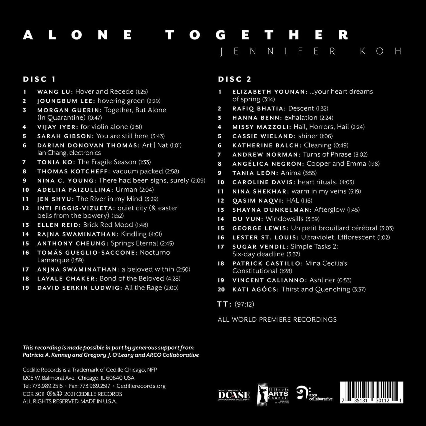 Jennifer Koh: Alone Together