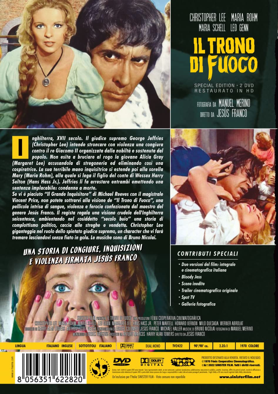 Trono di Fuoco (Il) (Special Edition) (2 DVD) (Restaurato in HD)