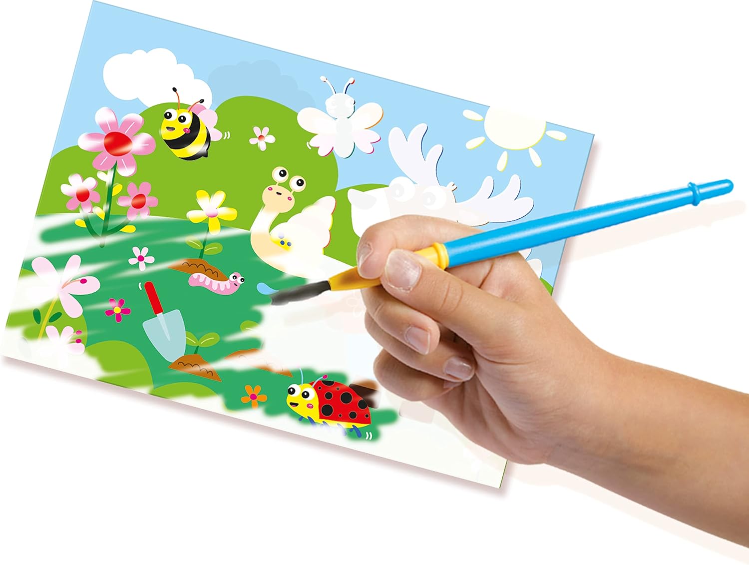 SES Creative 14459 Colouring with Water - Hidden Animals Mega Set