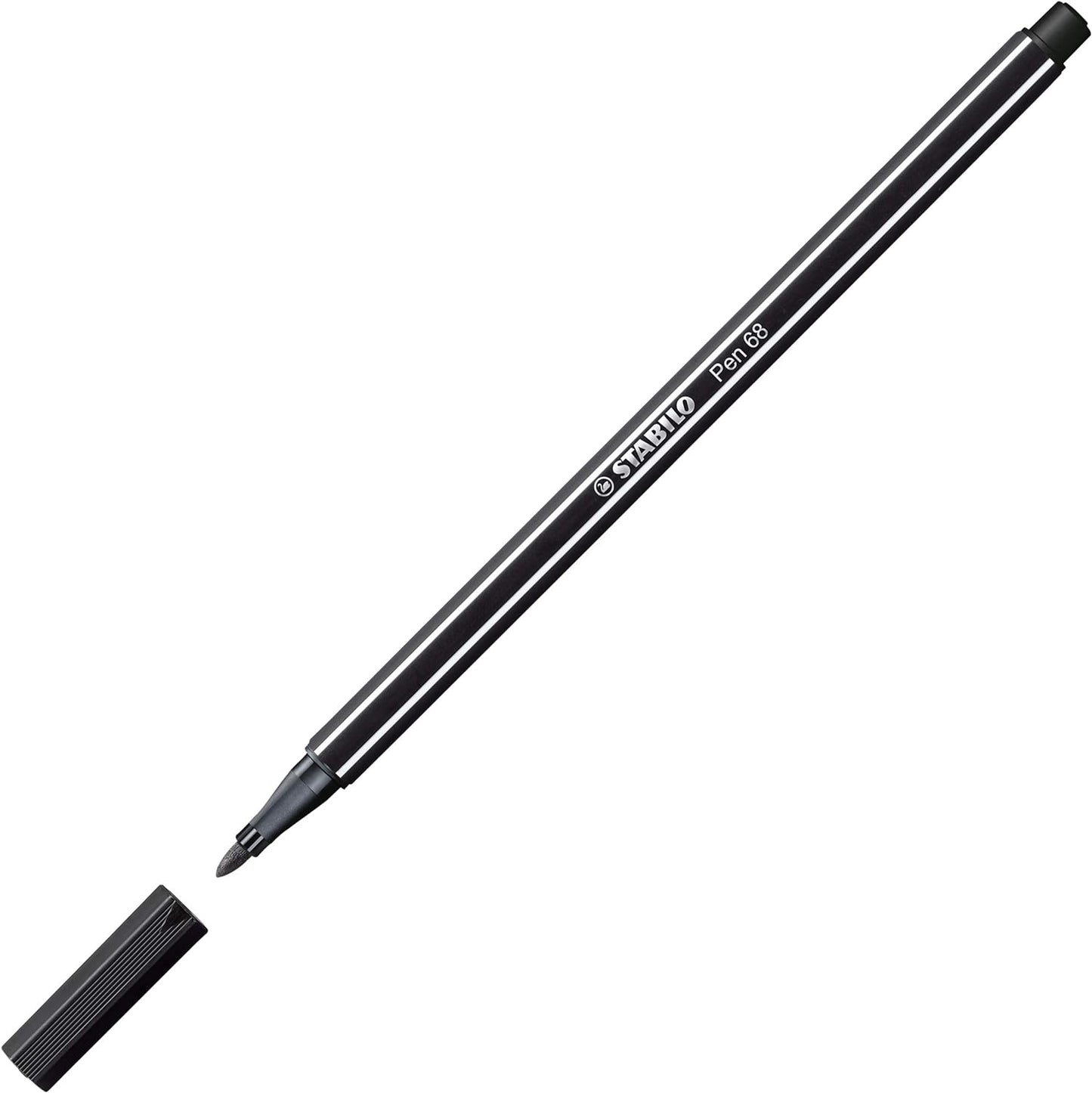 Premium Fibre-Tip Pen - STABILO Pen 68 - ARTY - Pack of 24 - Assorted Colours