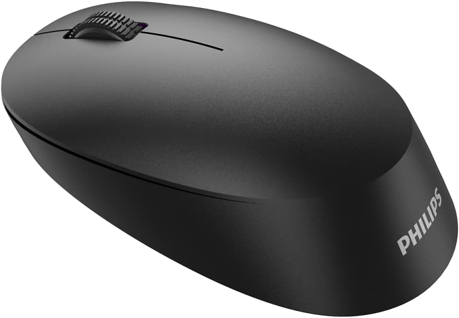 PHILIPS SPK7307B/00 Wireless Mouse, 2.4GHz - Black