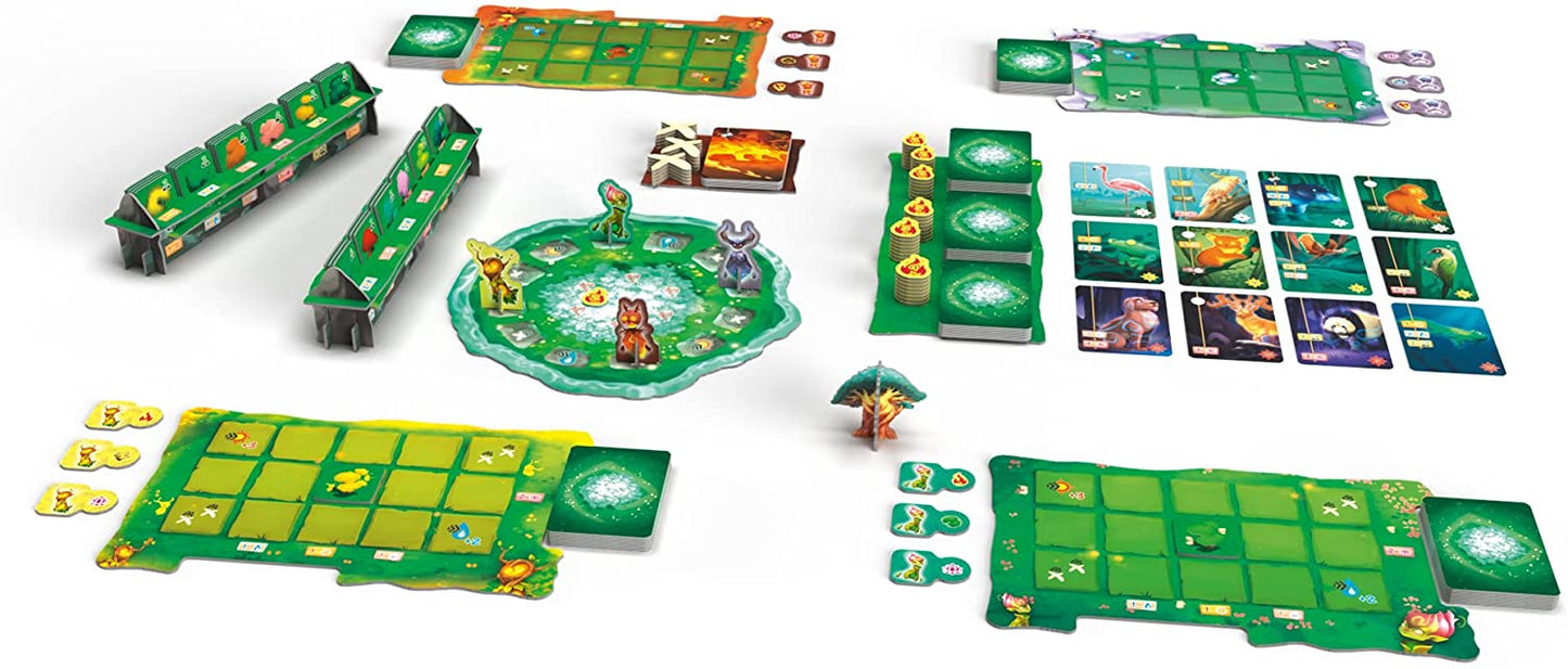 Living Forest Board Game | Nature Themed Strategy Game for Kids and Adults | Fantasy Game | Fun for Family Game Night | Ages 8+ | 2-4 Players | Average Playtime 40 Minutes | Made by Ludonaute