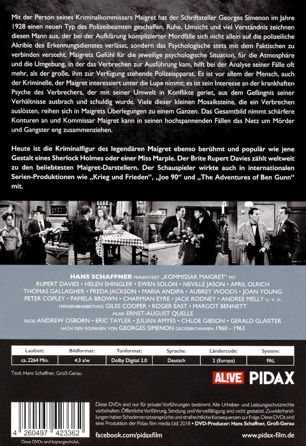 Kommissar Maigret - Komplettbox: Pidax Serien-Klassiker / Komplettbox
