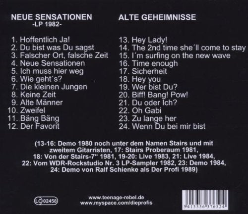 Neue Sensation+Alte Geheimnisse