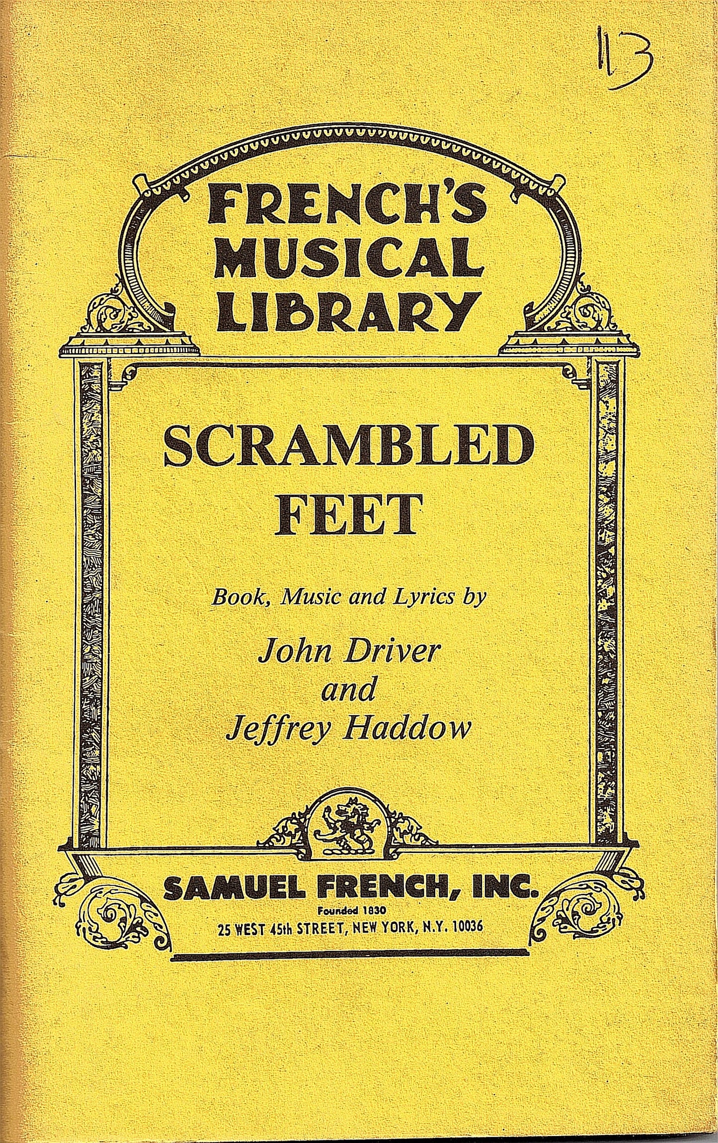 Scrambled Feet (French's musical library
