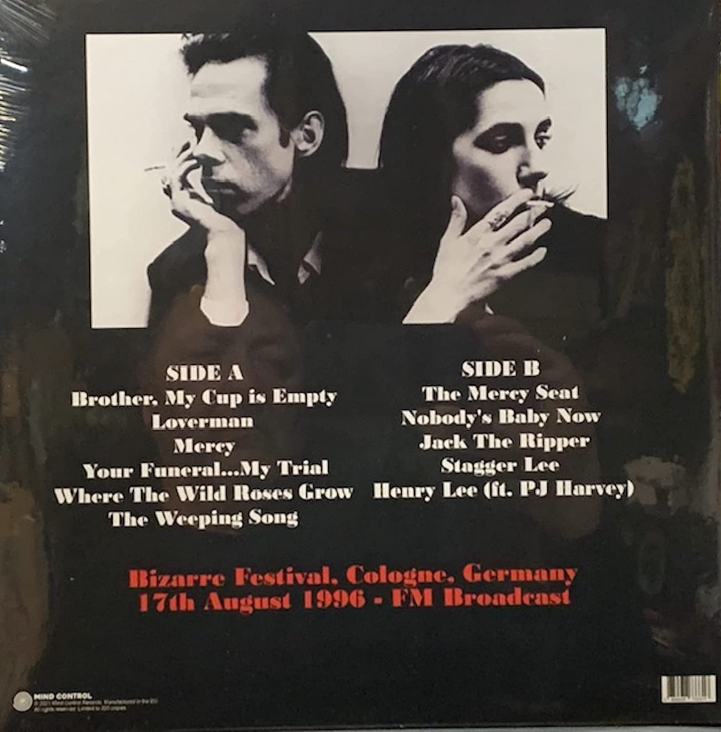 Bizarre Festival. Cologne. Germany. 17Th August 1996 - Fm Broadcast-NICK CAVE THE BAD SEEDS