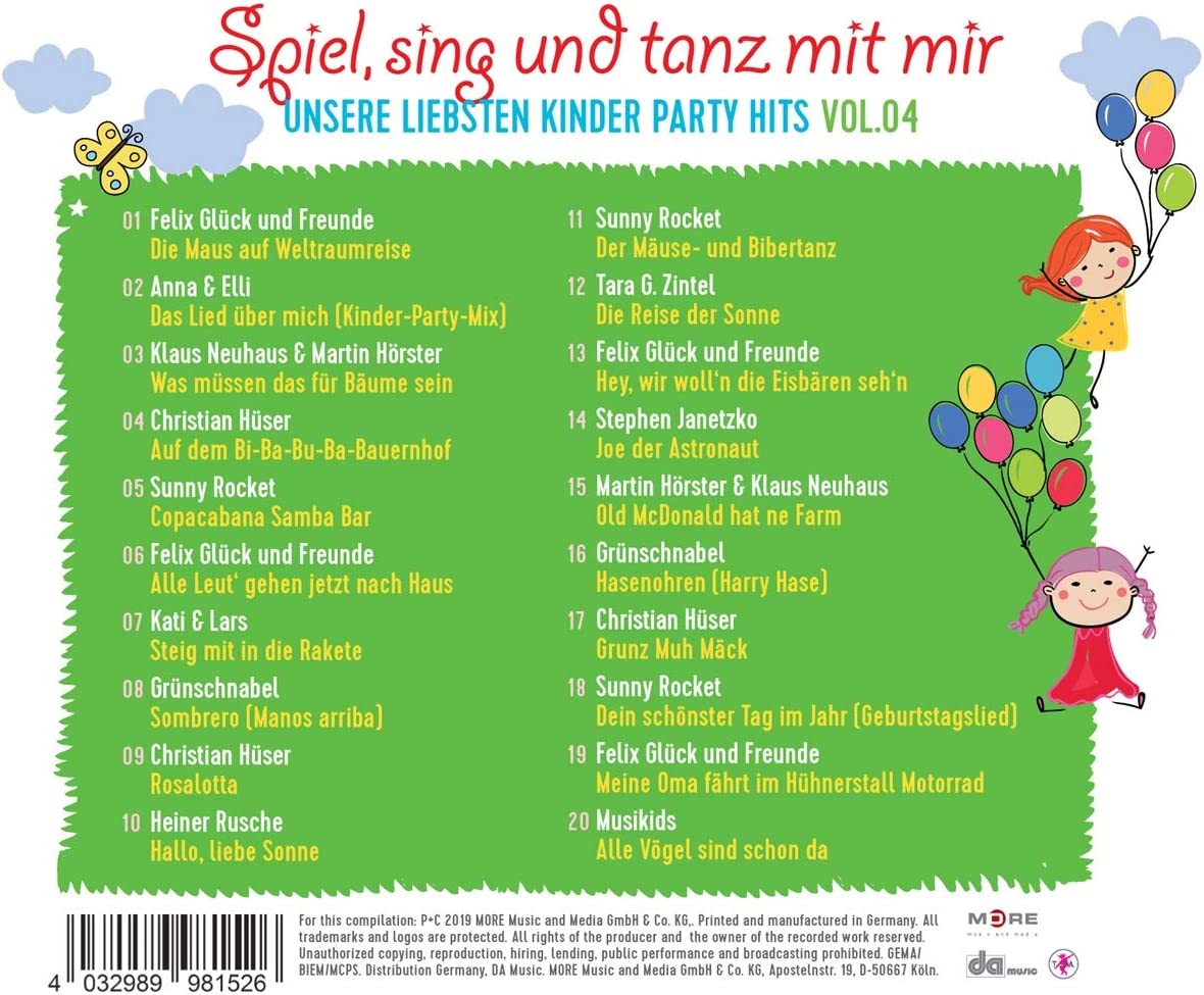 Spiel,Sing und Tanz mit Mir Vol.4-Unsere Liebsten