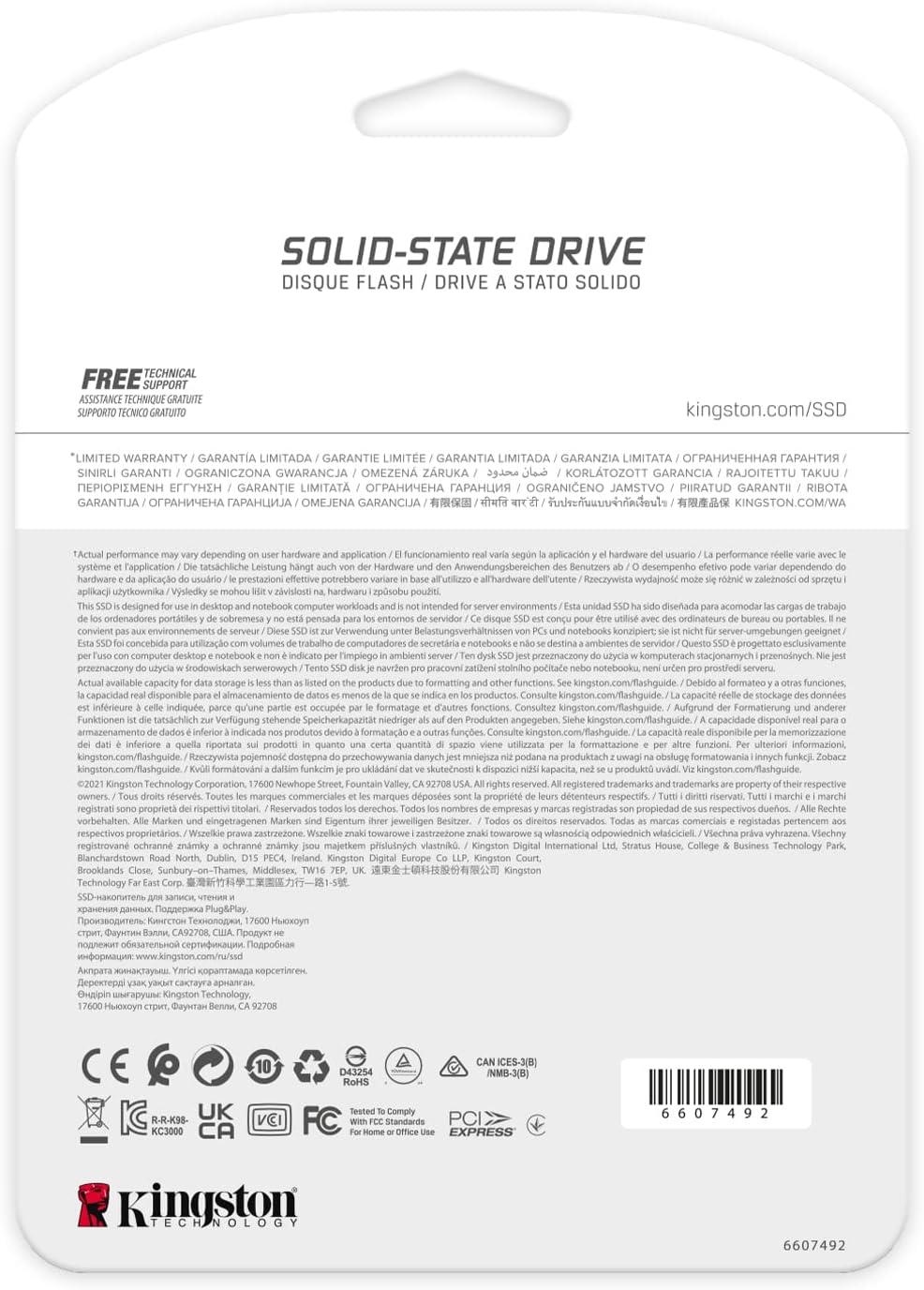 Kingston FURY Renegade PCIe 4.0 NVMe M.2 SSD For gamers, enthusiasts and high-power users - SFYRD/2000G