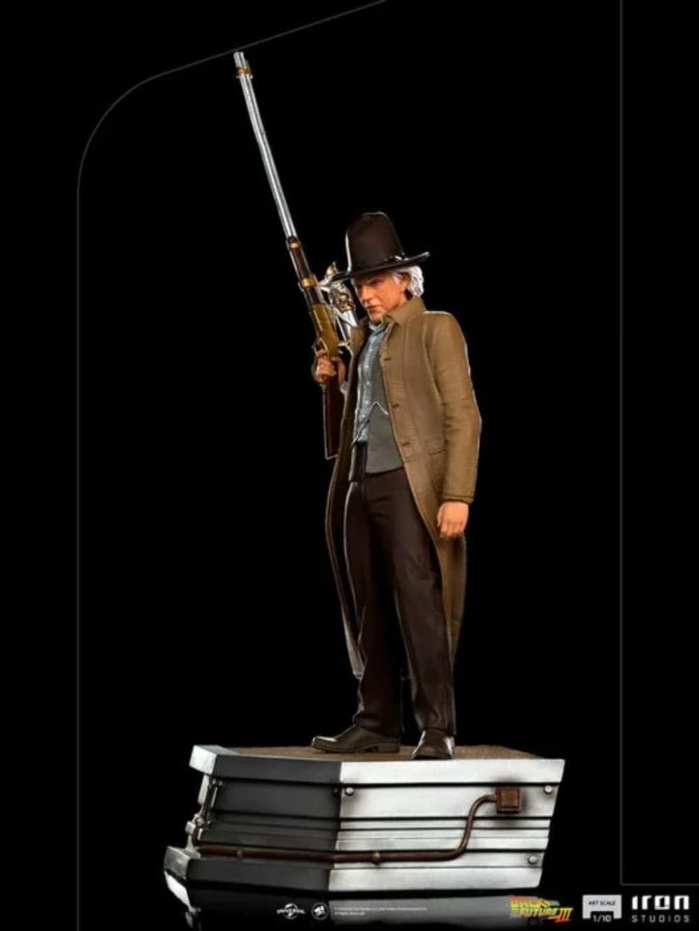 Iron Studios- BTTF III Doc Brown 1/10 Statue Estatuas, Multicolor (83756
