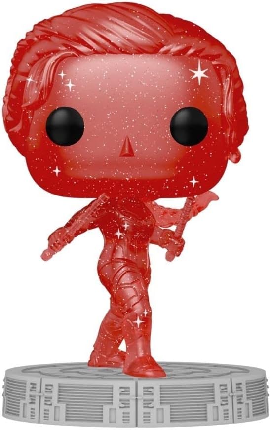 Funko POP! Artist Series: Marvel Infinity Saga - Black Widow - Red - Collectable Vinyl Figure - Includes Premium Plastic Protector Display Case - Gift Idea - Official Merchandise