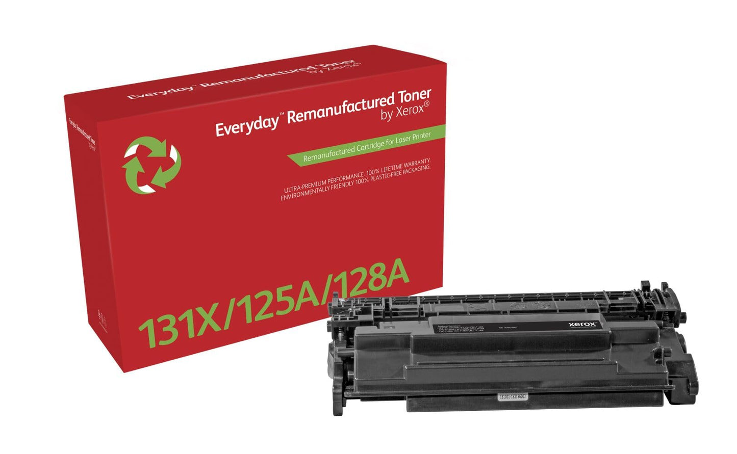 Everyday by Xerox Black Toner compatible with HP 131A HP 125A HP 128A (CF210X/ CB540A/ CE320A), High Capacity
