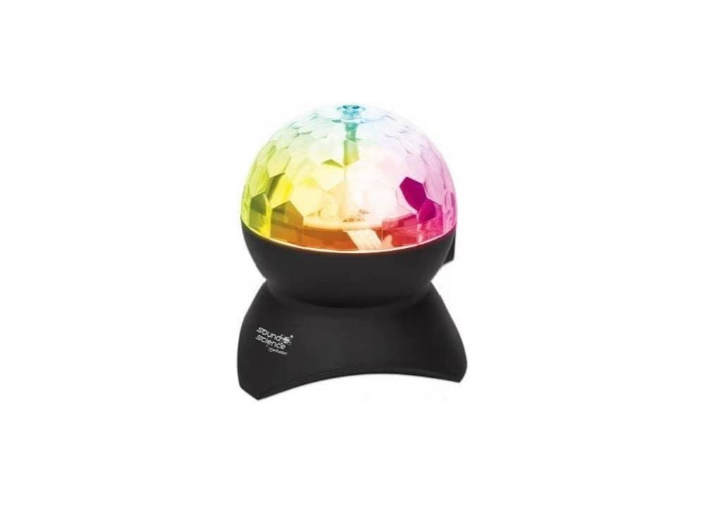 Manhattan Sound Science Disco Light Ball Bluetooth Speaker (Clearance Pricing), FM Radio, Decent Sound Output (3W), 8 hour Playback time, Integrated Controls, Range 10m, microSD card reader, Aux 3.5mm