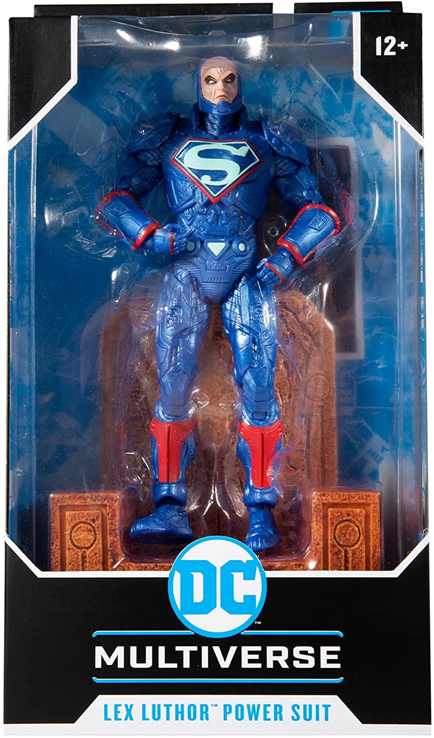 McFarlane - DC Multiverse Lex Luthor in Power Suit (Blue Suit with Throne
