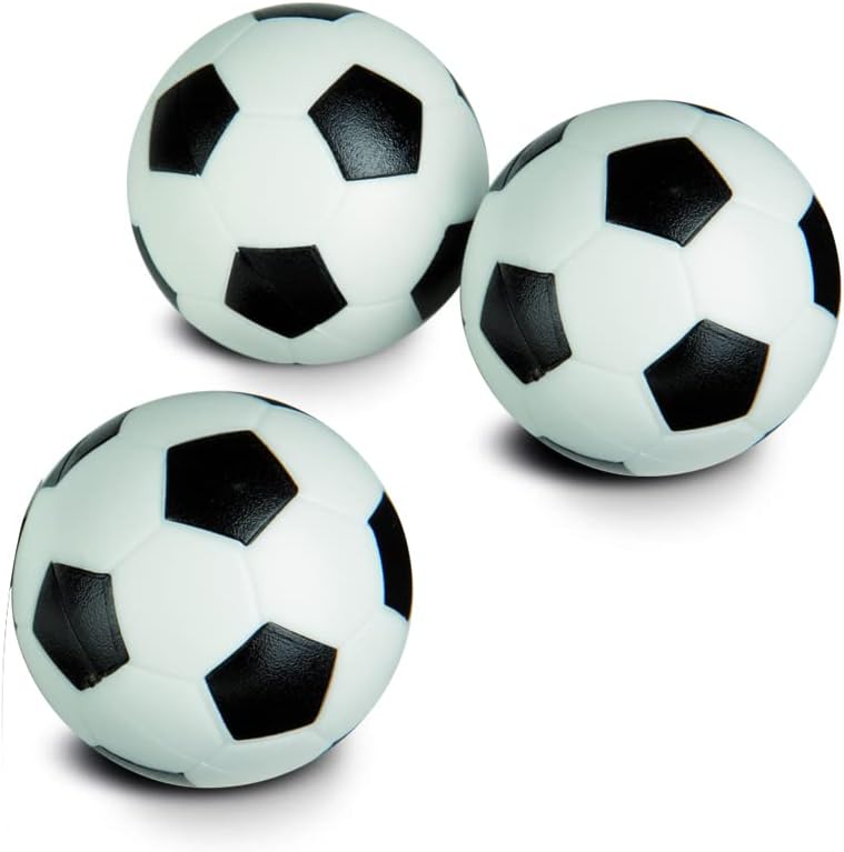 Smoby- Set de 3 Pelotas de Plástico para Futbolín, Bolas, 34mm de Diámetro, A Partir de 3 Años (7600140712